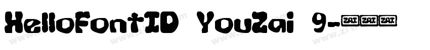HelloFontID YouZai 9字体转换